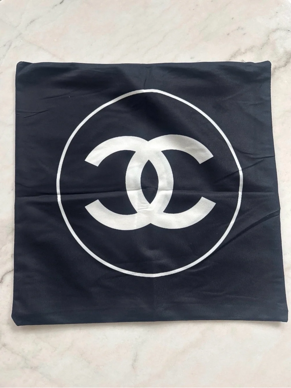 Black & White Logo Throw Pillow